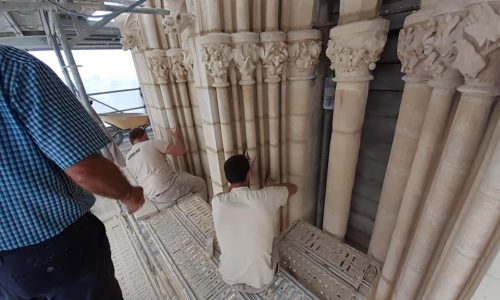 TRAVAUX : la rénovation de notre église avance à grands pas