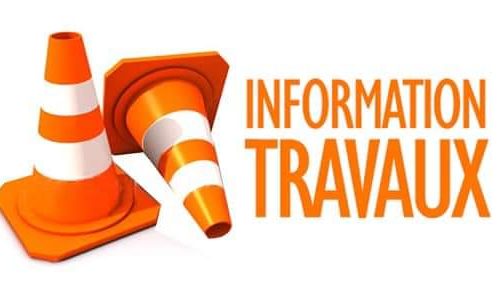 TRAVAUX : information sur les travaux programmés en novembre