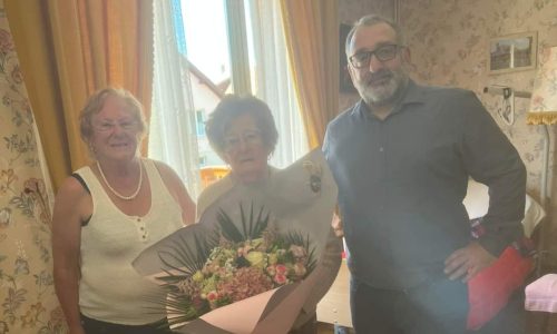 Mme JUCHOR a fêté ses 100 ans aujourd’hui ! Une centenaire de plus à Villers-sur-Mer !