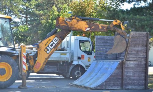 ANIMATIONS : nos services ont dû démonter en urgence le Skate Park