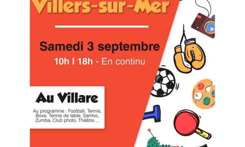 ASSOCIATIONS : le forum des associations, à Villers, c’est aujourd’hui. Villare à partir de 10:00