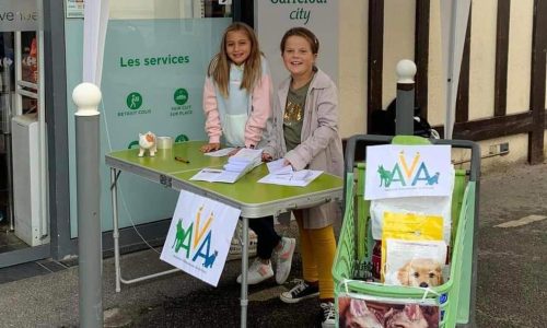 ANIMAUX : quand l’Association Villersoise pour les Animaux (AVA) et le Conseil municipal des enfants s’allient pour la bonne cause