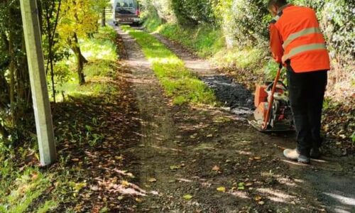 TRAVAUX : réfection du chemin de l’Eglise au Parc