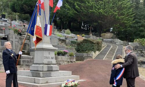 CÉRÉMONIE DU 1er NOVEMBRE : dépôt d’une gerbe au cimetière en mémoire de ceux qui nous ont quittés