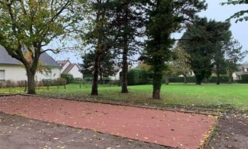 SPORT : rénovation du terrain de pétanque rue des Goélands