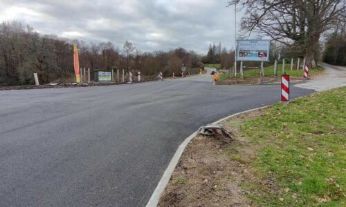 TRAVAUX : route de Dives, ça bosse dur !