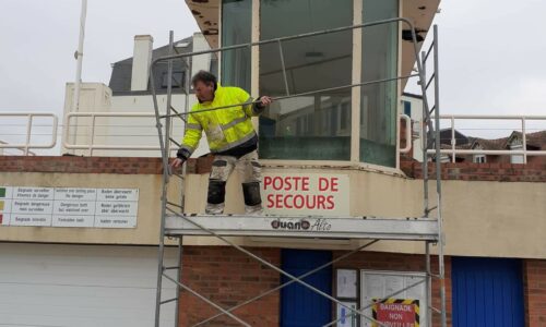 TRAVAUX : le poste de secours fait l’objet de travaux de rénovation