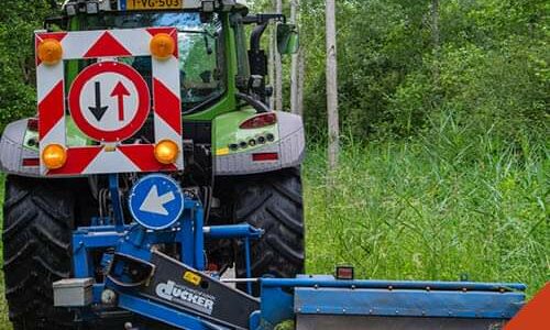 La circulation impactée par des travaux de fauchage