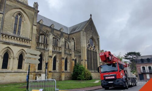 La place de l’Église fermée à la circulation