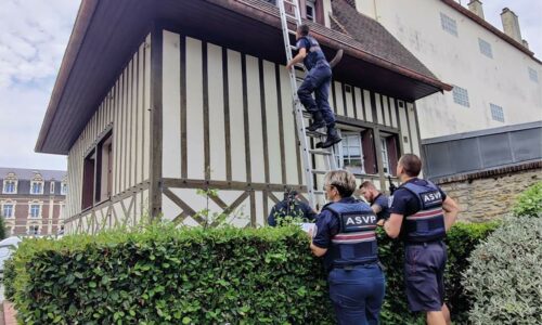 Police Municipale | Intervention en altitude place de la Mairie