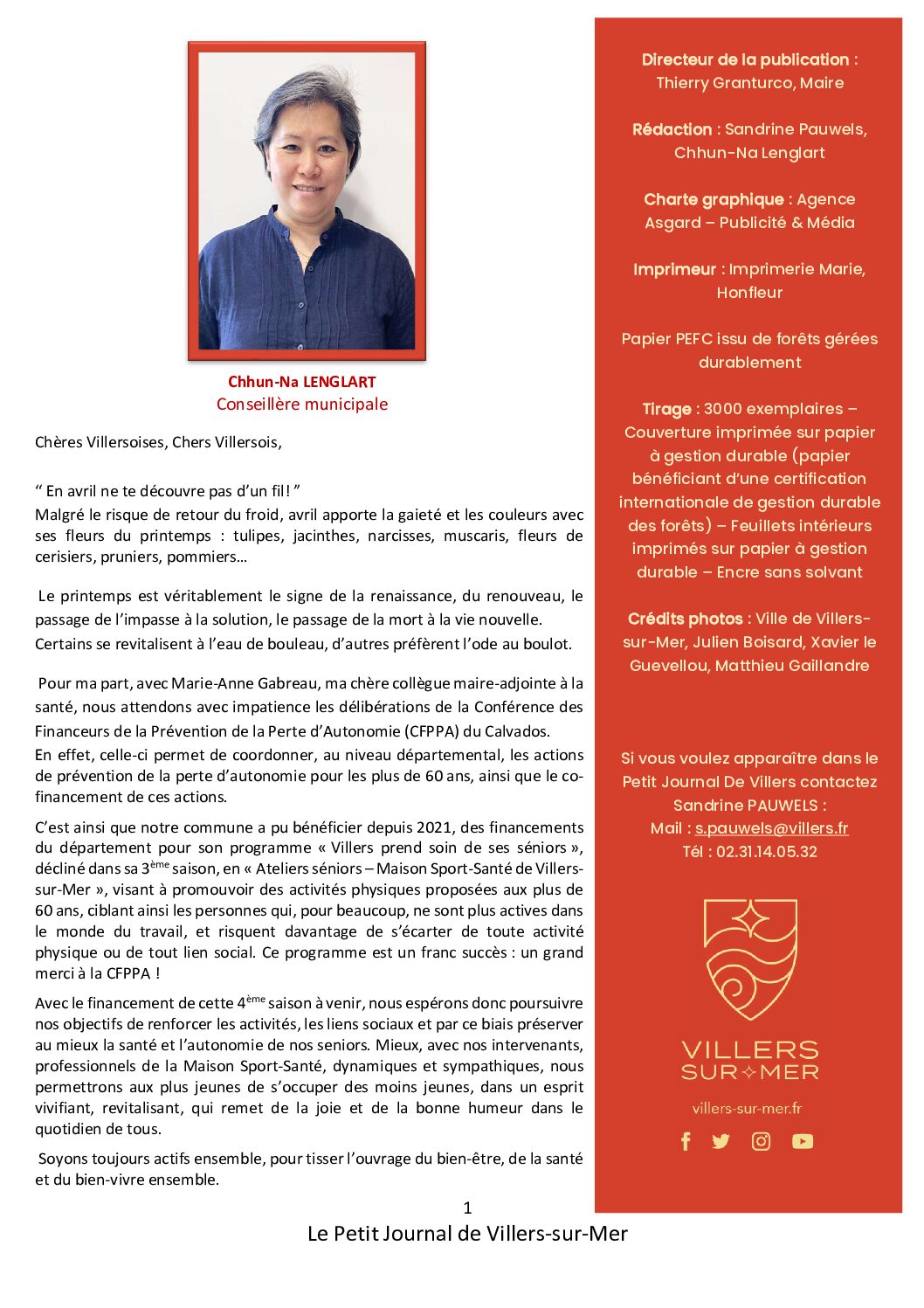 Le Petit Journal De Villers n°36 Avril 2024