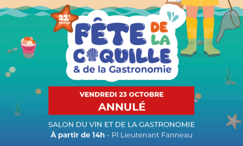 Fête de la Coquille & de la Gastronomie | La journée du vendredi 23 octobre est annulée